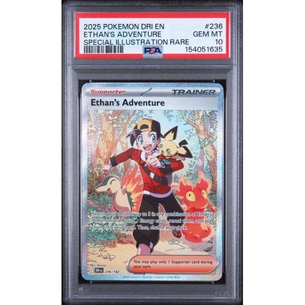 Ethan”s Adventure #236 - Destined Rivals 2025 - Special Illustration Rare - PSA 10 GEM MINT - English