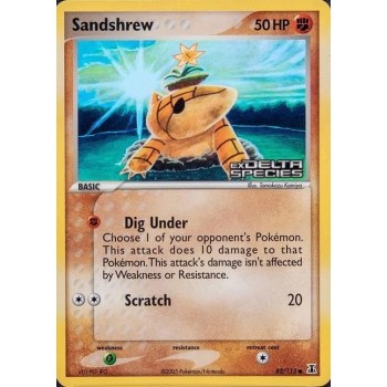 Sandshrew (EX Delta Species 82) (Stamped Holo) English - Near Mint