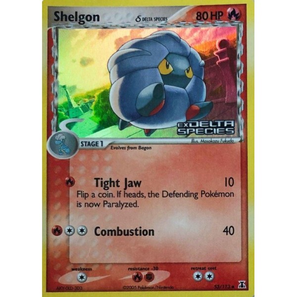 Shelgon δ Delta Species (EX Delta Species 53) (Stamped Holo) English - Excellent
