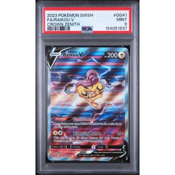 Raikou V #175 - Crown Zenith 2023 - Secret Illustration Rare - PSA 9 MINT - English