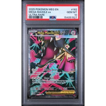 Mawile EX #162 - Mega Evolution 2025 - Ultra Rare - PSA 10 GEM MINT - English