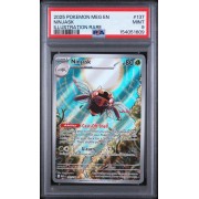 Ninjask #137 - Mega Evolution 2025 - Illustration Rare - PSA 9 MINT - English
