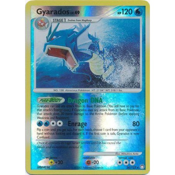 Gyarados Lv.49 (Mysterious Treasures 26/123) (Reverse Holo) English - Good
