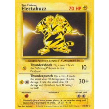 Electabuzz (Base Set 20/102) (Rare) English - Good