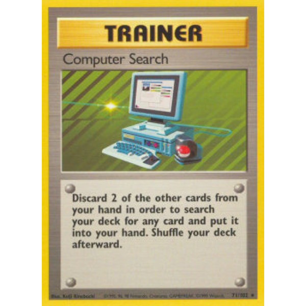 Computer Search (Base Set 71/102) (Rare) English - Good