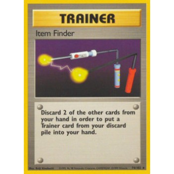 Item Finder (Base Set 74/102) (Rare) English - Played