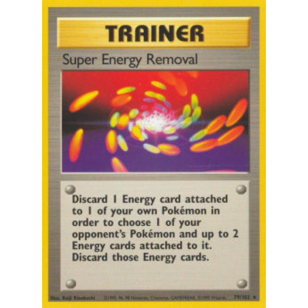 Super Energy Removal (Base Set 79/102) (Rare) English - Played
