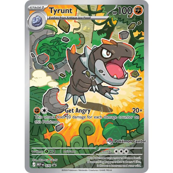 Tyrunt (MEP Black Star Promos 070) (Pokemon Center Stapmed Promo) English - Near Mint