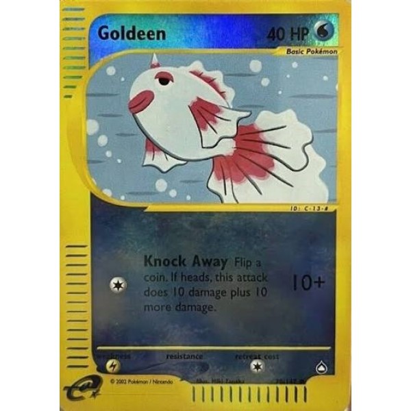 Goldeen (Aquapolis 78/147) (Reverse Holo) English - Excellent