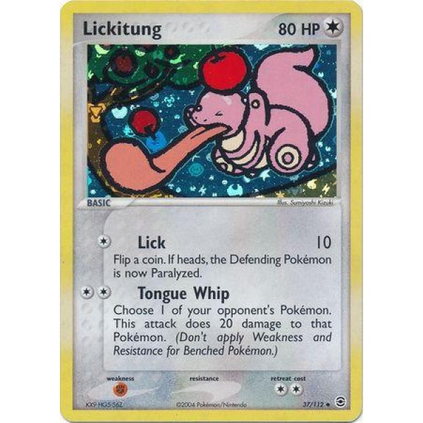 Lickitung (EX FireRed LeafGreen 37) (Holo)  English - Near Mint