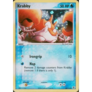 Krabby (EX FireRed LeafGreen 66) (Holo) English - Excellent