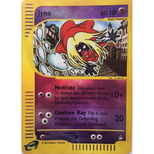 Jynx (Aquapolis 18/147) (Reverse Holo) English - Near Mint