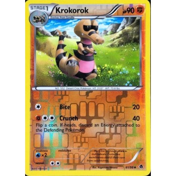 Krokorok (Emerging Powers 61/98) (Reverse Holo) English - Near Mint