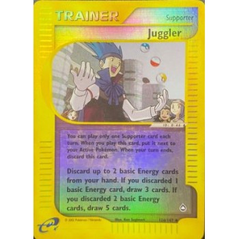 Juggler (Aquapolis 126/147) (Reverse Holo) English - Excellent
