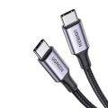 Καλώδιο Γρήγορης Φόρτισης UGREEN Braided 5A Max USB-C σε USB-C 100w 1m - Black
