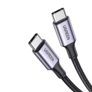 Καλώδιο Γρήγορης Φόρτισης UGREEN Braided 5A Max USB-C σε USB-C 100w 1m - Black