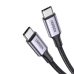 Καλώδιο Γρήγορης Φόρτισης UGREEN Braided 5A Max USB-C σε USB-C 100w 1m - Black