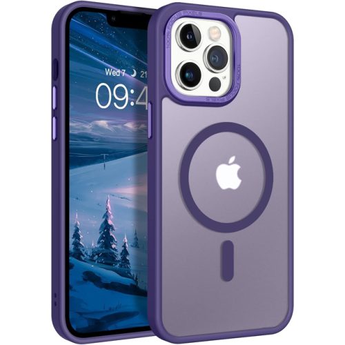 Θήκη Σιλικόνης Orso Focus με Magsafe για iPhone 13 Pro - Purple