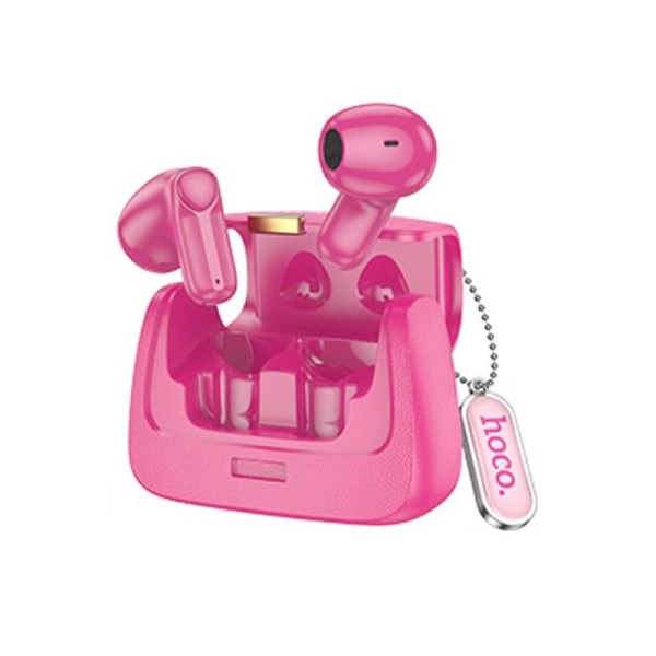 Ασύρματα Ακουστικά Hoco DES35 Handbag True Wireless with Metal Lanyard - Strawberry Red