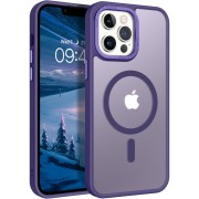Θήκη Σιλικόνης Orso MagCase Focus με Magsafe iPhone 14 Pro - Frost Purple