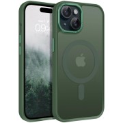 Θήκη Σιλικόνης Orso MagCase Focus MagSafe iPhone 15 - Frosted Green