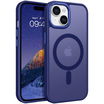 Θήκη Σιλικόνης Orso MagCase Focus MagSafe iPhone 15 - Frosted Purple