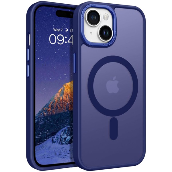 Θήκη Σιλικόνης Orso MagCase Focus MagSafe iPhone 15 - Frosted Purple