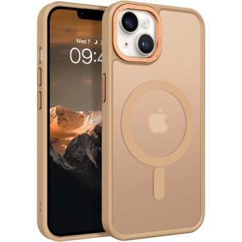 Θήκη Σιλικόνης Orso MagCase Focus MagSafe iPhone 15 - Frosted Brown