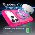 Θήκη Σιλικόνης Orso MagCase Focus με MagSafe για iPhone 17 Pro Max - Frosted Hot Pink