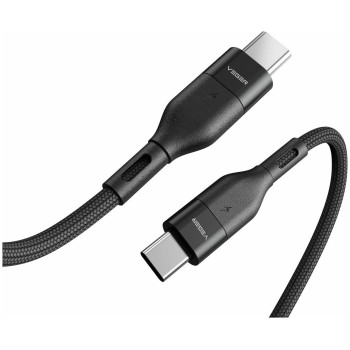 Καλώδιο Φόρτισης Veger CC01 Braided USB-C male σε USB-C male 1.2m - Black 
