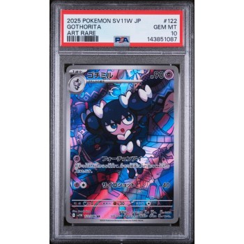 Gothorita - White Flare - Japanese 2025 - #122/086 - PSA GEM MINT 10 - Pokemon Graded Card