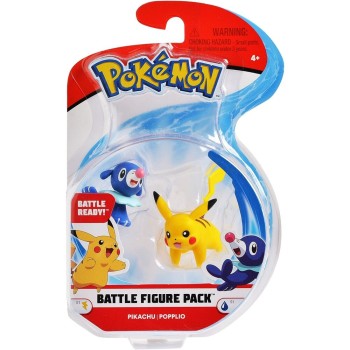 Pokémon Battle Figure Set – Pikachu & Popplio 2-Pack