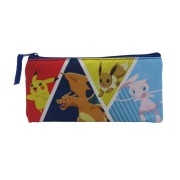 Pokémon Stationery Set 7pcs με Τριπλή Κασετίνα & Αυτοκόλλητα