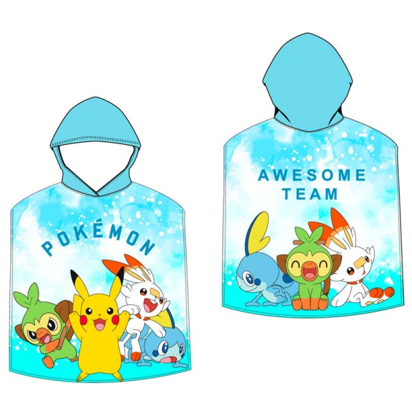Παιδικό Πόντσο Πετσέτα Pokémon Microfiber