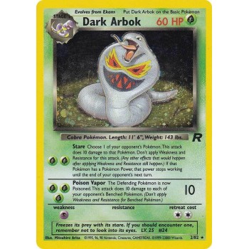 Dark Arbok (Team Rocket 2/82) (Holo Rare ) English - Near Mint