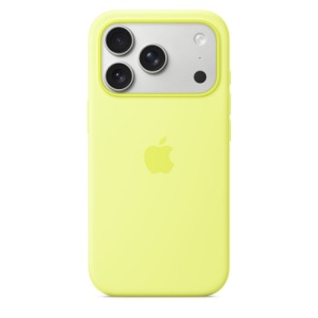 Θήκη Σιλικόνης Apple με Magsafe για Apple iPhone 17 pro Max - Neon Yellow