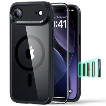 Θήκη Σιλικόνης ESR Classic Hybrid MagSafe Kickstand με MagSafe για Apple iPhone Air - Clear/Black 