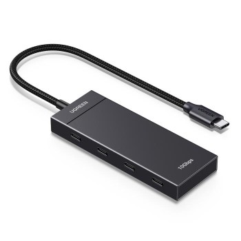 UGREEN CM806 35584 Hub - USB-C 3.1 με 4 Θύρες USB-C 3.1 - Grey