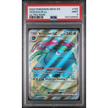 Venusaur Ex - Pokémon 151 -  English 2023 -  #182/165 - PSA MINT 9 - Pokemon Graded Card