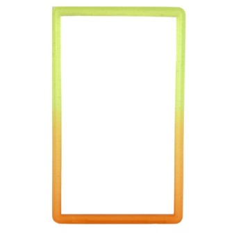 Bumper Protector TPU Σιλικόνης Για PSA Slabs –Neon Yellow - Light Orange  Glitter Gradient 