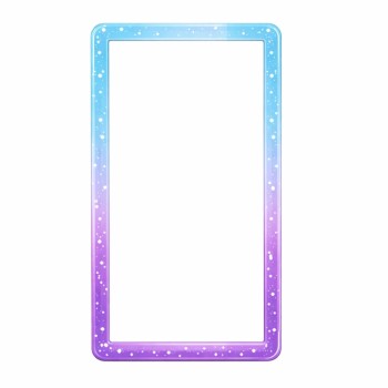 Bumper Protector TPU Σιλικόνης Για PSA Slabs –Brilliant Blue - Purple Glitter