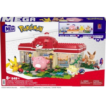 Mega Bloks – Pokémon forest Pokémon Center – 648 Κομμάτια