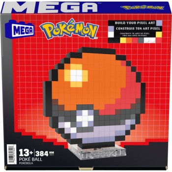 Mega Bloks – Pokémon Classic Poké Ball Pixel Art – 342 Κομμάτια