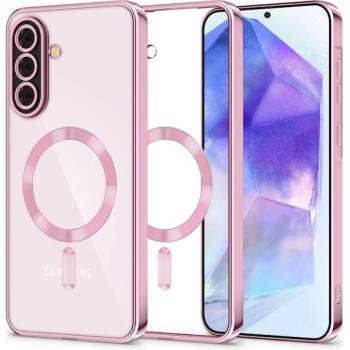 Θήκη Σιλικόνης Tech Protect MagFlex με Magsafe Back Cover για Samsung Galaxy A56 5G - Rose Gold