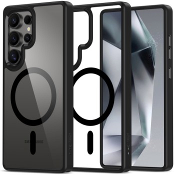 Σκληρή Θήκη Σιλικόνης Tech-Protect Magmat Με Magsafe Back Cover για Samsung Galaxy S25 Ultra - Clear Black