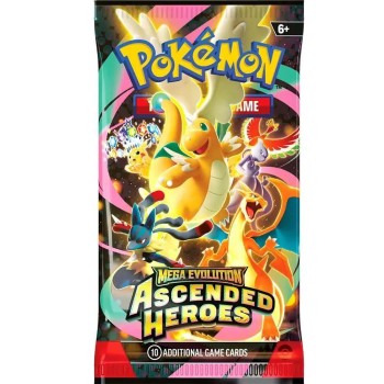 Pokémon TCG: Mega Evolution Ascended Heroes – 1 Booster Pack