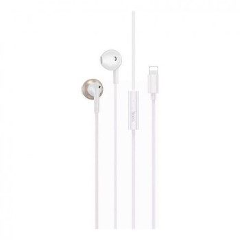 Ακουστικά Ενσύρματα Hoco M115 In-ear Handsfree με Lightning - White