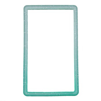 Bumper Protector TPU Σιλικόνης Για PSA Slabs – Light Green - Green Glitter Gradient 