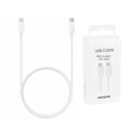 Samsung Καλώδιο Φόρτισης και Δεδομένων Type-C σε Type-C 1m - Λευκό 
