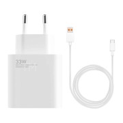Φορτιστής Xiaomi Charging Combo 33W με Θύρα USB-A και καλώδιο USB-C - White (Blister)